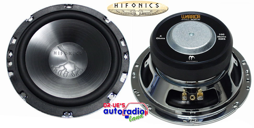 Hifonics HCX 6.2W Kickbässe 16,5cm Paarpreis UVP* 139, 